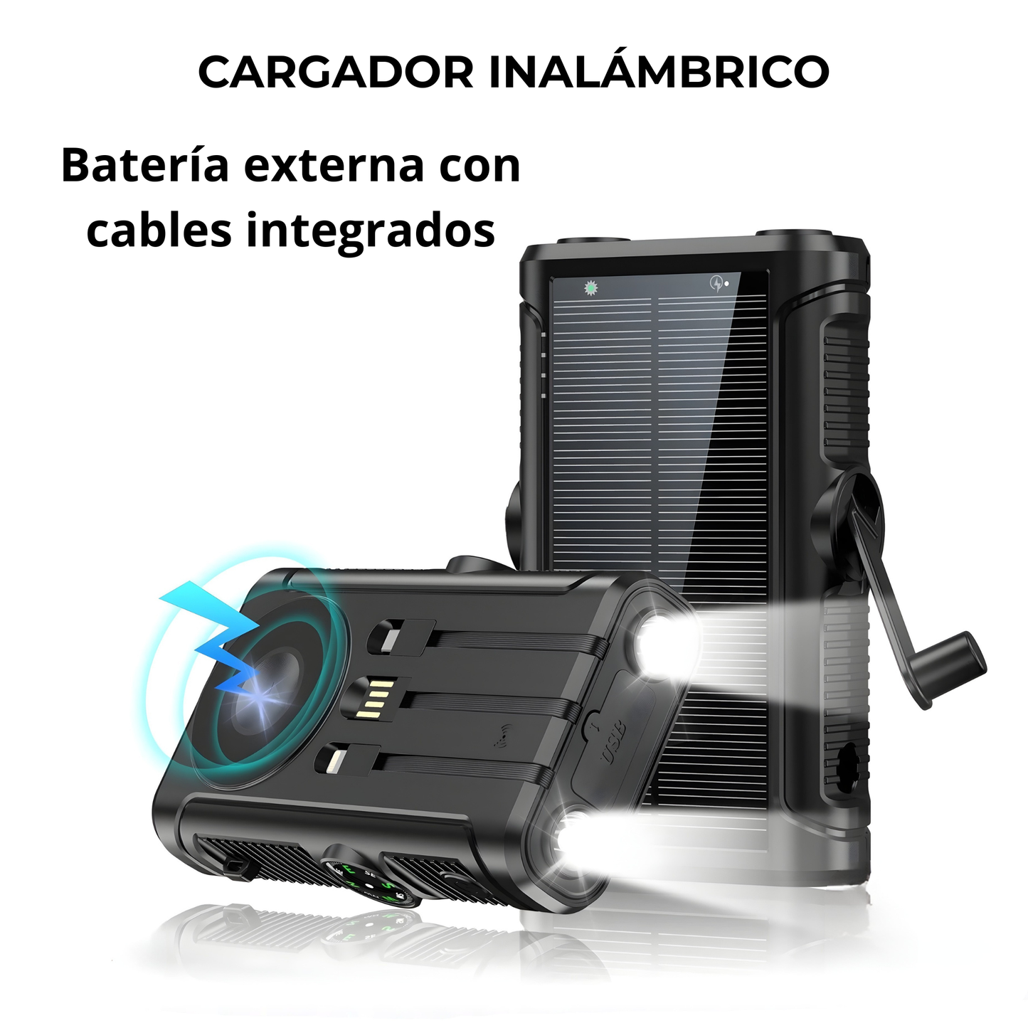 Cargador Inalámbrico Solar Magnético