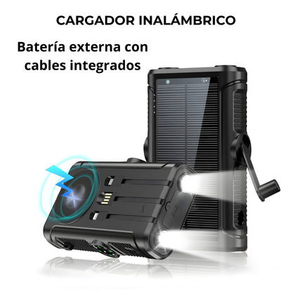 Cargador Inalámbrico Solar Magnético