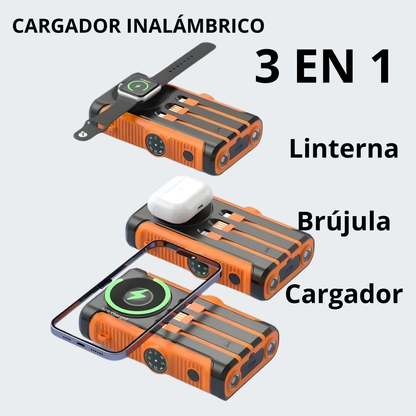 Cargador Inalámbrico Solar Magnético